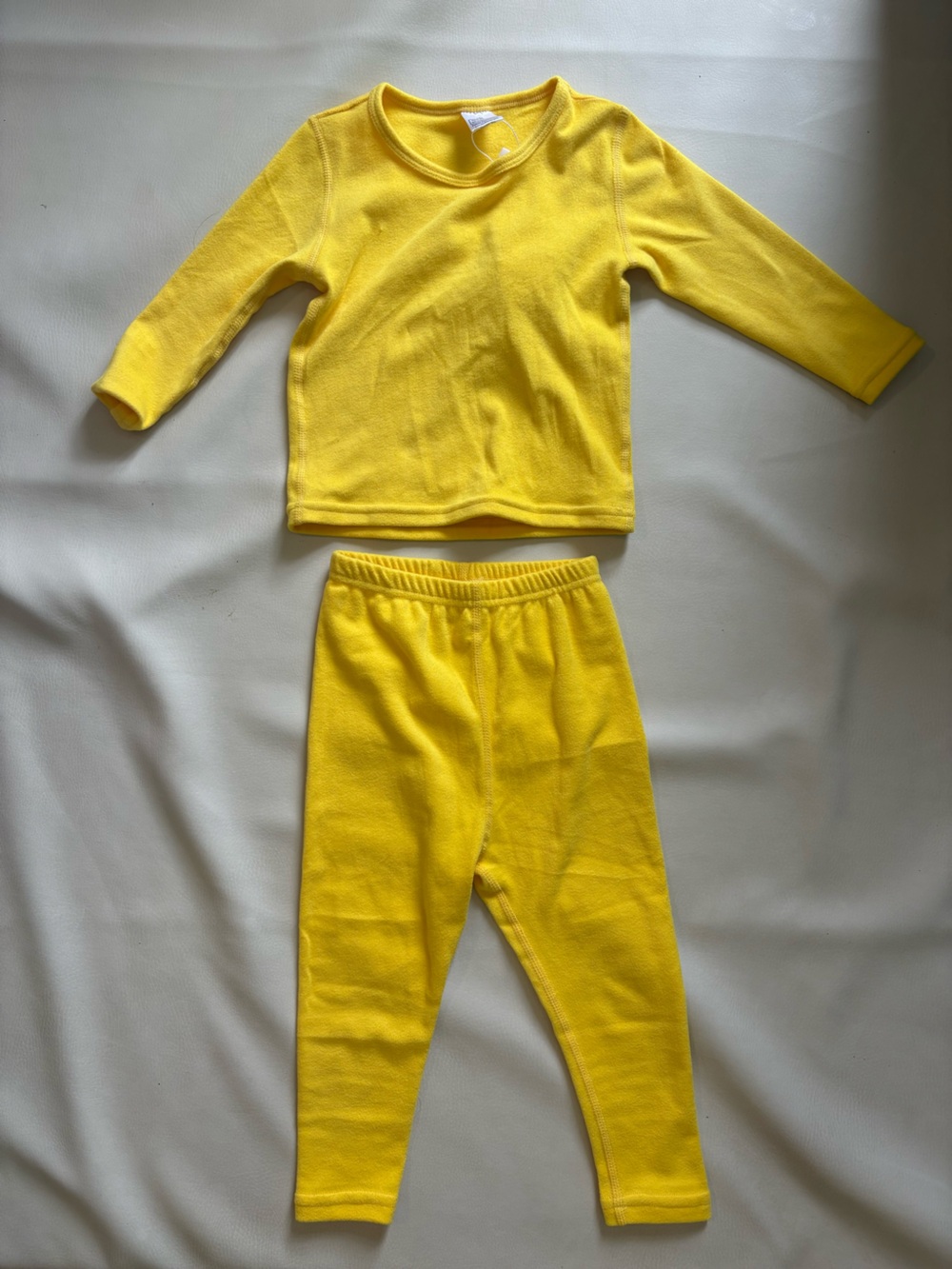 Yellow Kids Basic Fleece set- Bright Yellow